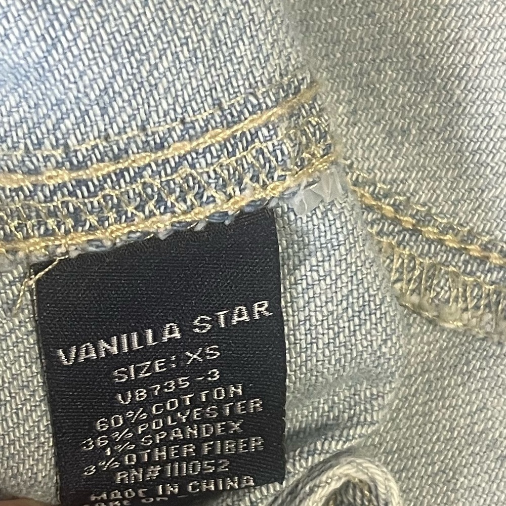 Vanilla Star Sky Blue Women's Denim Wide Leg Overalls | Jumpsuit - Picture 8 of 9
